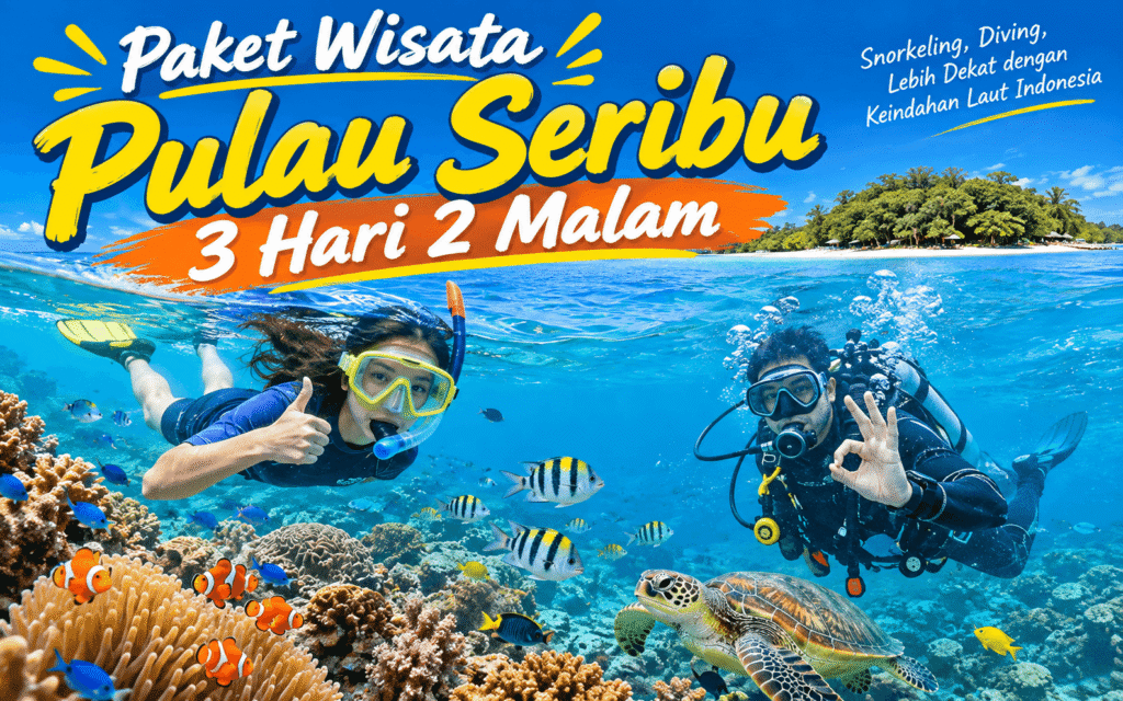 pilihan gathering paket wisata seribu pulau jakarta